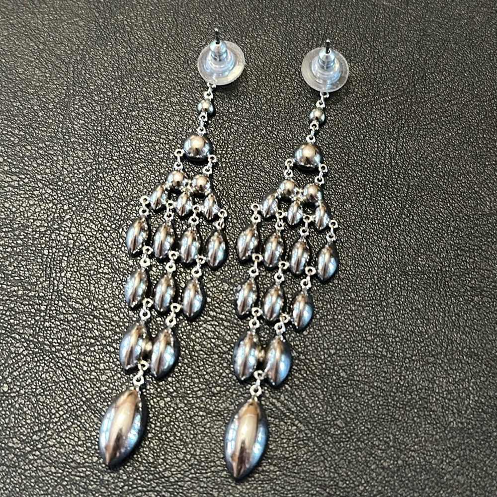 Swarovski Multi-Color Statement Drop Post Back Ea… - image 7